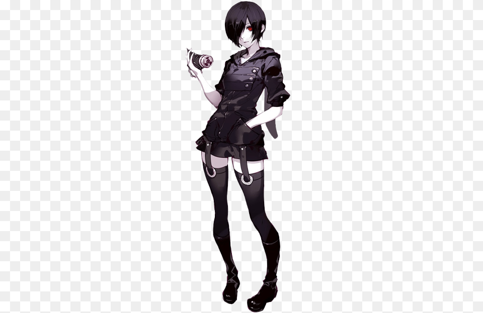 Kirishima Touka Animal Crossing Tokyo Ghoul Qr Code, Book, Clothing, Comics, Costume Free Transparent Png