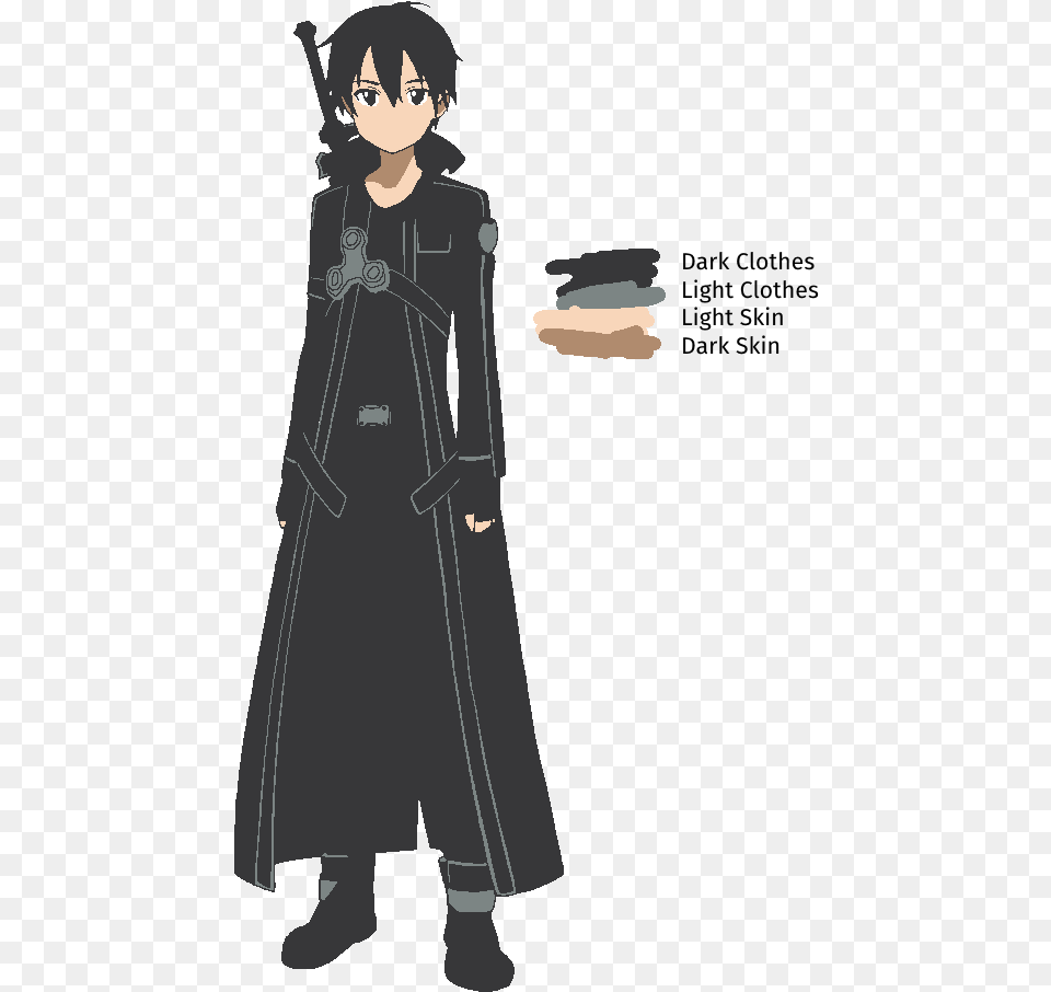Kirito And Asuna, Clothing, Coat, Fashion, Adult Png