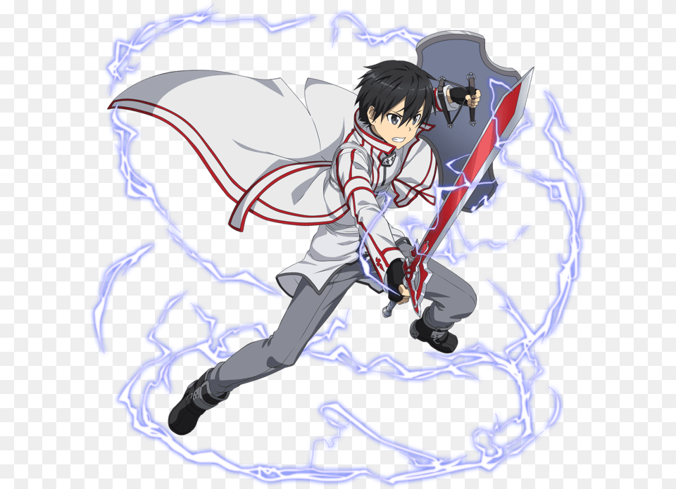 Kirito And Asuna, Publication, Book, Comics, Person Free Transparent Png