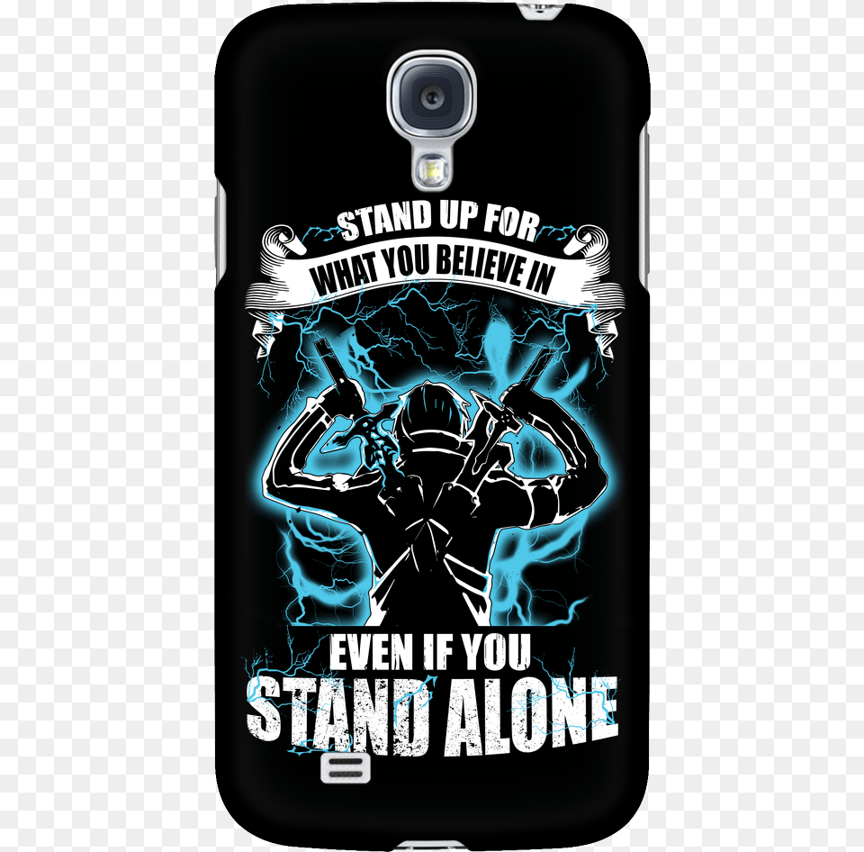 Kirito Stand Up For What You Believe In Even If You Android Phone Cases For Boys, Advertisement, Electronics, Mobile Phone, Poster Free Png Download