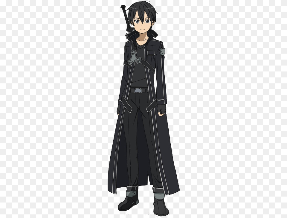 Kirito Sword Art Online Kirito De Sword Art Online, Clothing, Coat, Adult, Publication Png Image