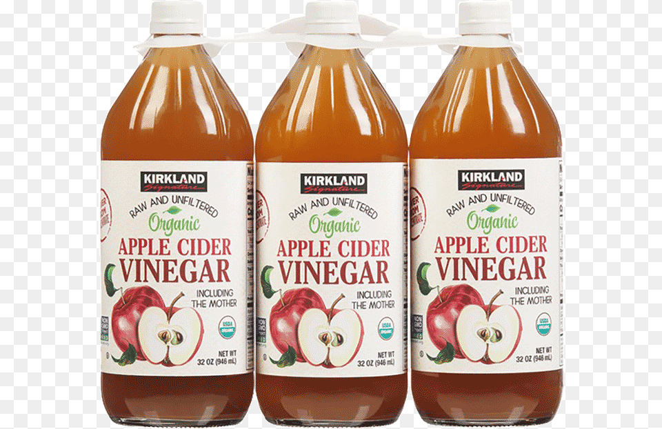 Kirkland Signature Organic Apple Cider Vinegar, Beverage, Juice, Alcohol, Beer Free Png Download