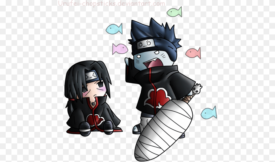 Kisame And Itachi Cute, Book, Comics, Publication, Adult Free Png Download