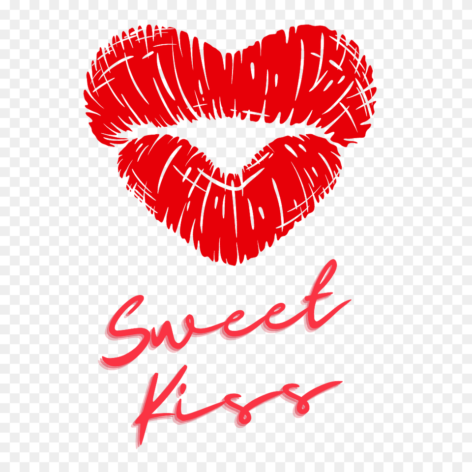 Kiss, Heart, Text, Cosmetics, Lipstick Free Png