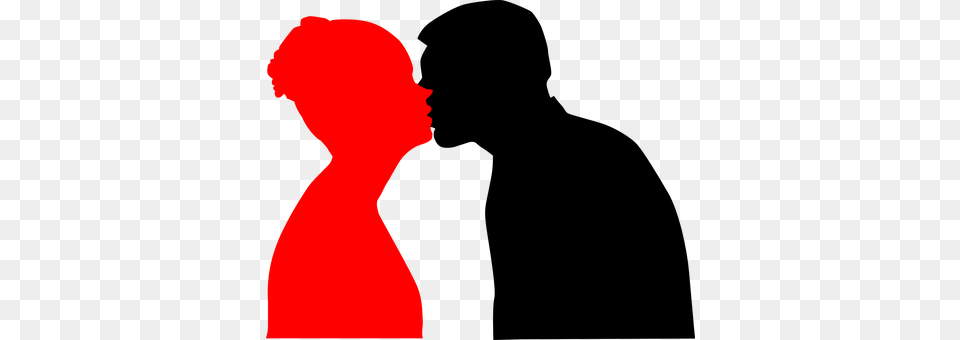 Kiss Silhouette, Body Part, Face, Head Free Transparent Png