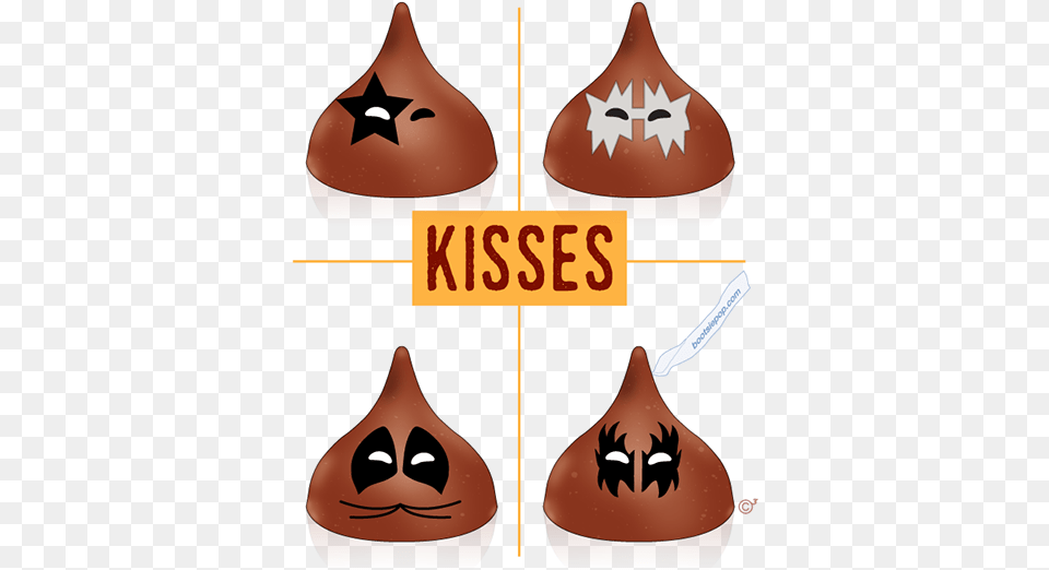 Kiss Band Hersheys Kisses Music Chocolate Kiss And Kiss Band, Food, Sweets, Dessert, Face Free Transparent Png