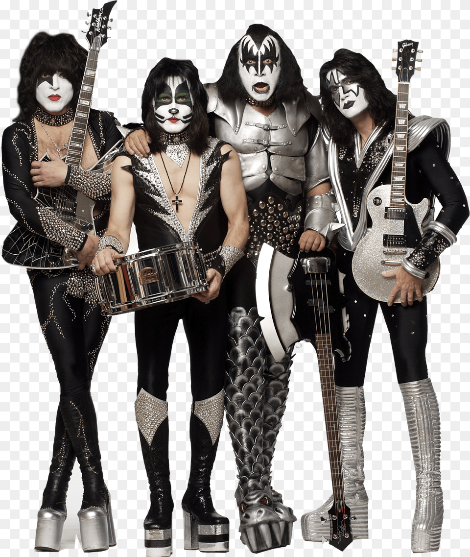 Kiss Band Background, Musician, Musical Instrument, Music Band, Music Free Transparent Png
