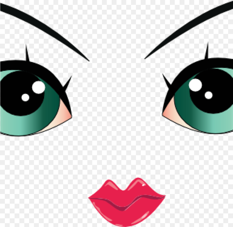 Kiss Clipart Clip Art Girl Eyes Free Transparent Png