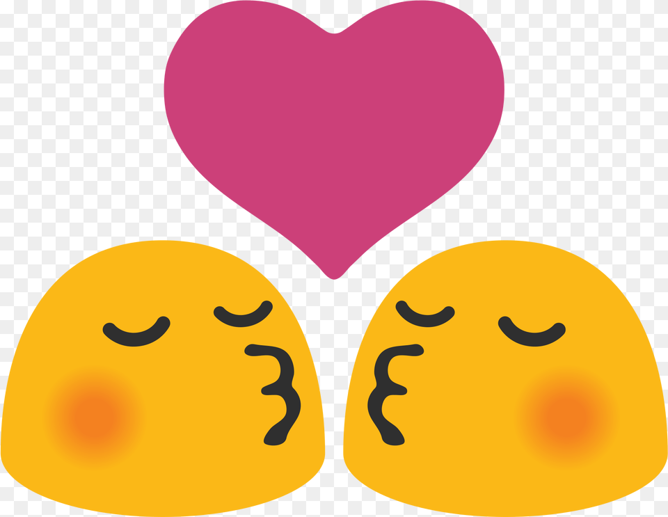 Kiss Emoji For Facebook Email Sms Google Kiss Emoji, Balloon, Astronomy, Moon, Nature Free Png Download
