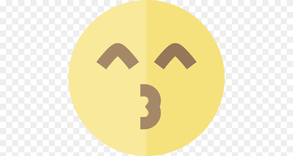 Kiss Emoji Icon, Symbol, Text, Sign Png Image