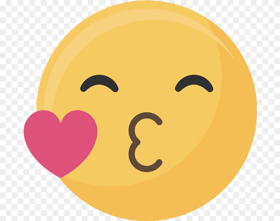 Kiss Emoji Love Sticker Kiss Emoji, Food, Sweets, Astronomy, Moon Png Image