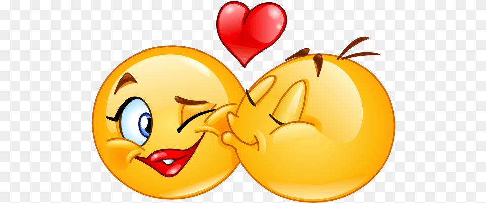 Kiss Emoticon 7 Image Smiley, Balloon Free Png Download