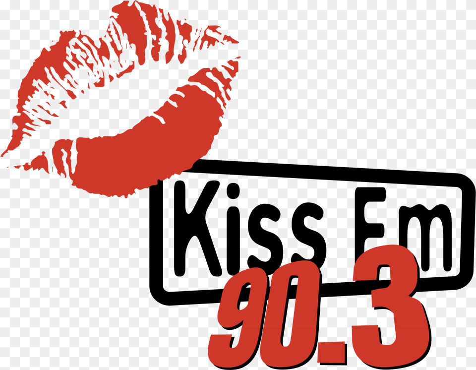 Kiss Fm 90 3 Logo Scalable Vector Graphics, Body Part, Mouth, Person, Cosmetics Free Transparent Png