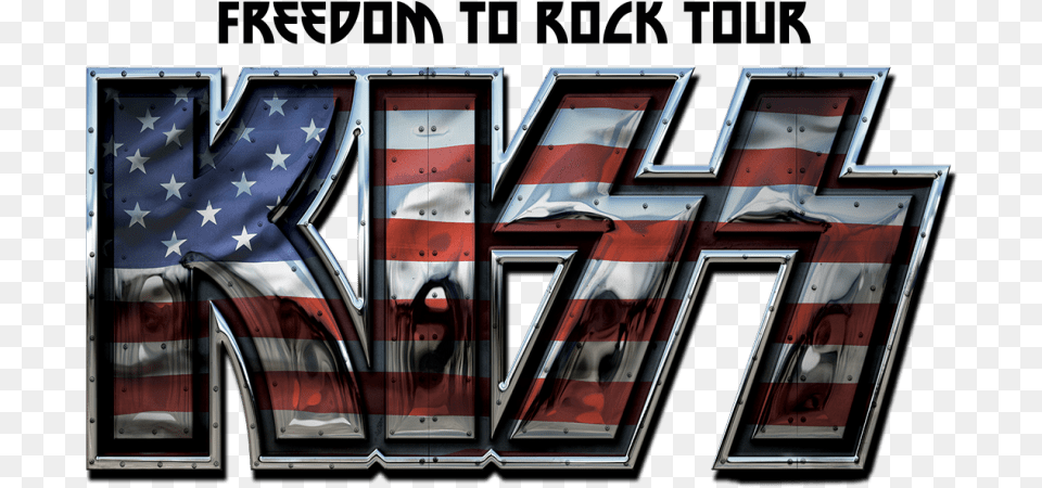 Kiss Kiss Freedom To Rock Tour, Text, Bus, Transportation, Vehicle Png