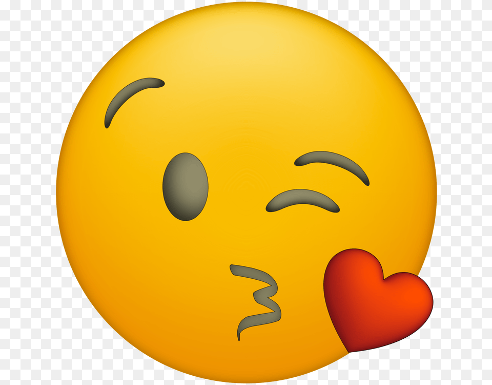 Kiss Kissy Face Emoji, Sphere, Balloon Free Png Download