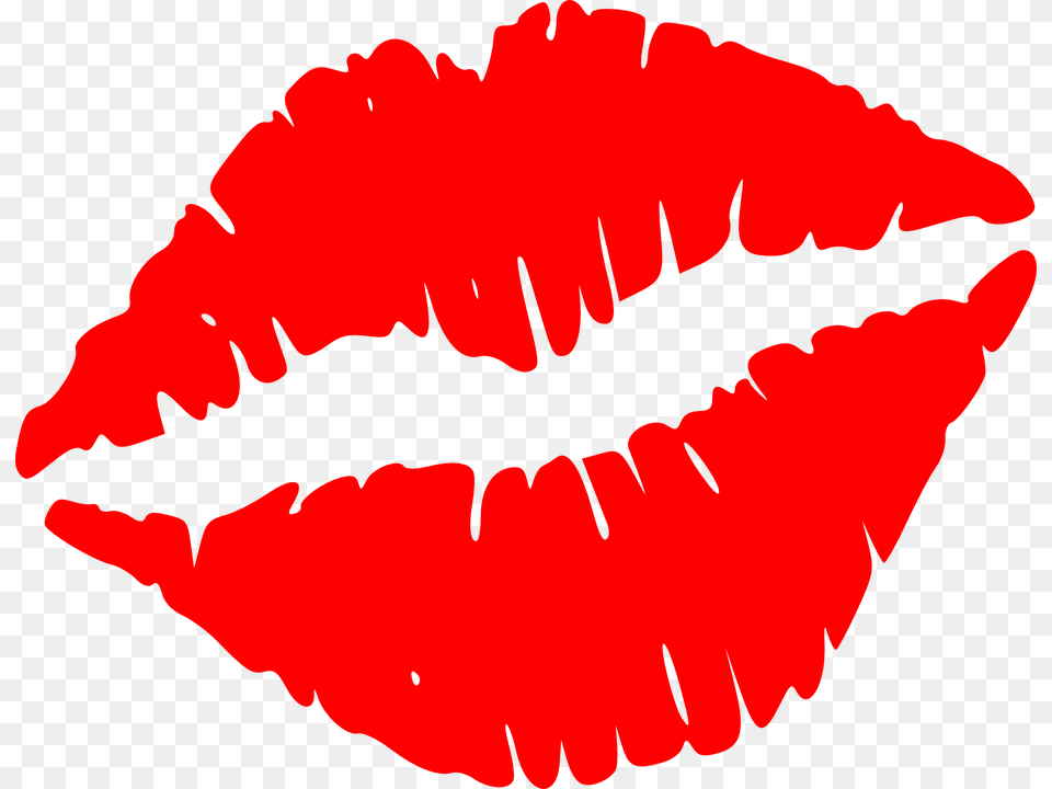 Kiss Lips Red Full Vector Graphic Lips Clip Art, Body Part, Mouth, Person, Cosmetics Png