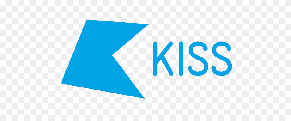 Kiss Logo, Triangle, Text Png