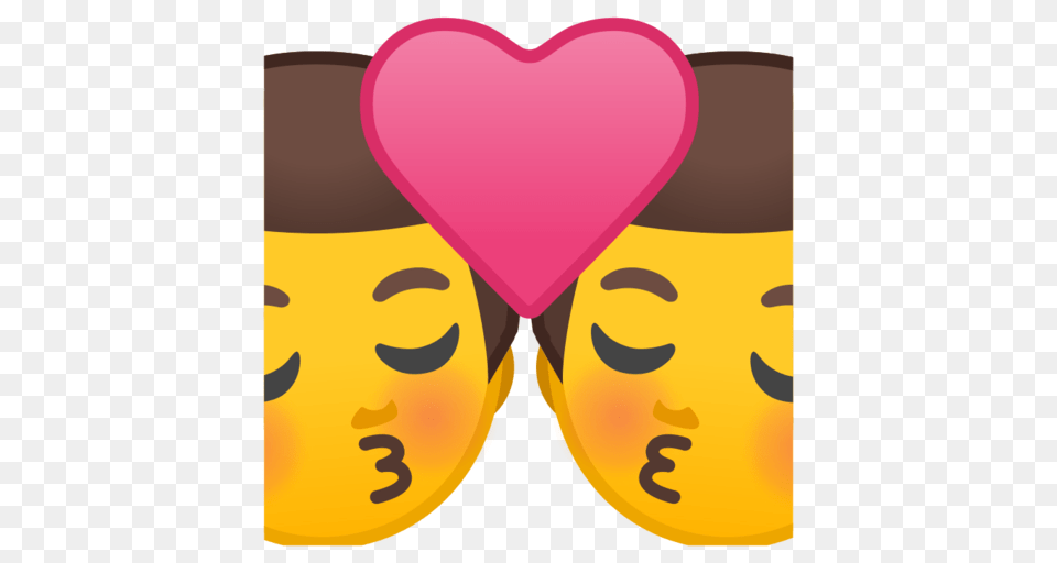 Kiss Man Man Emoji, Balloon, Baby, Heart, Person Free Png Download