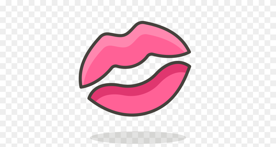 Kiss Mark Icon Free Of Free Vector Emoji, Body Part, Mouth, Person, Cosmetics Png Image