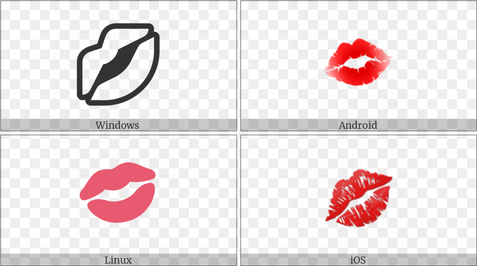 Kiss Mark On Various Operating Systems, Flower, Petal, Plant, Cosmetics Free Transparent Png