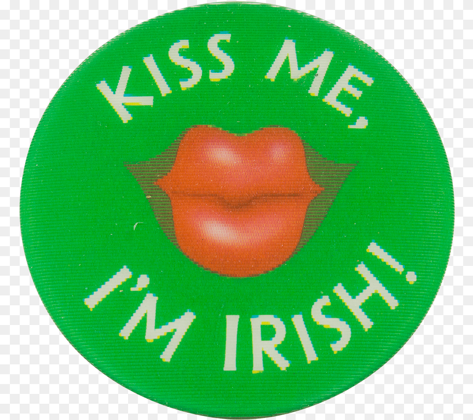 Kiss Me I M Irish Social Lubricators Button Museum Kiss Me I M Irish Button, Badge, Logo, Symbol Free Transparent Png
