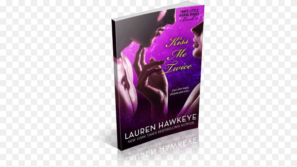 Kiss Me Twice By Lauren Hawkeye Christmas, Advertisement, Book, Poster, Publication Free Transparent Png