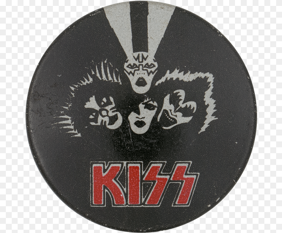 Kiss Music Button Museum Kiss Button Transparent, Badge, Emblem, Logo, Symbol Png Image