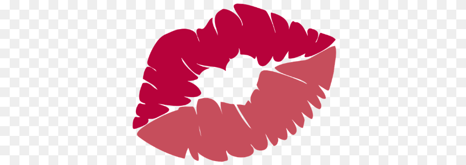 Kiss Red Lips Emoji Ftestickers Mouth, Flower, Petal, Plant, Body Part Png