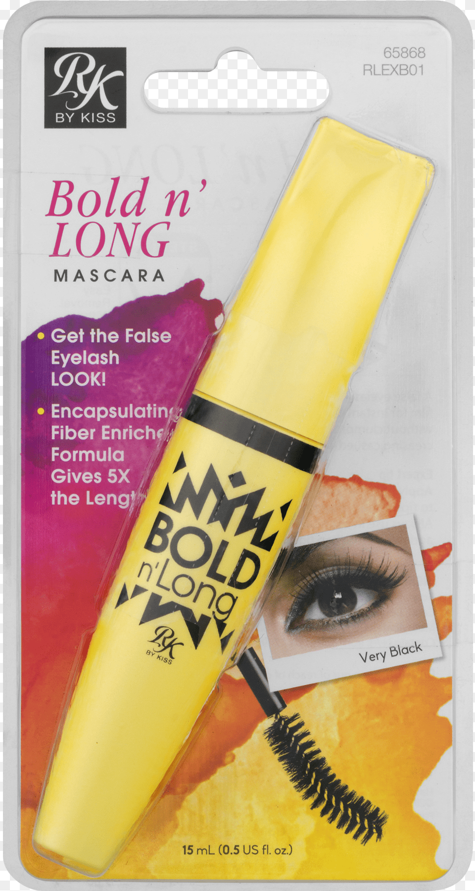Kiss Ruby Kisses Bold N39 Long Very Black Mascara Kiss Ruby Kisses Bold N39 Long Very Black Mascara, Cosmetics, Person, Face, Head Free Png Download
