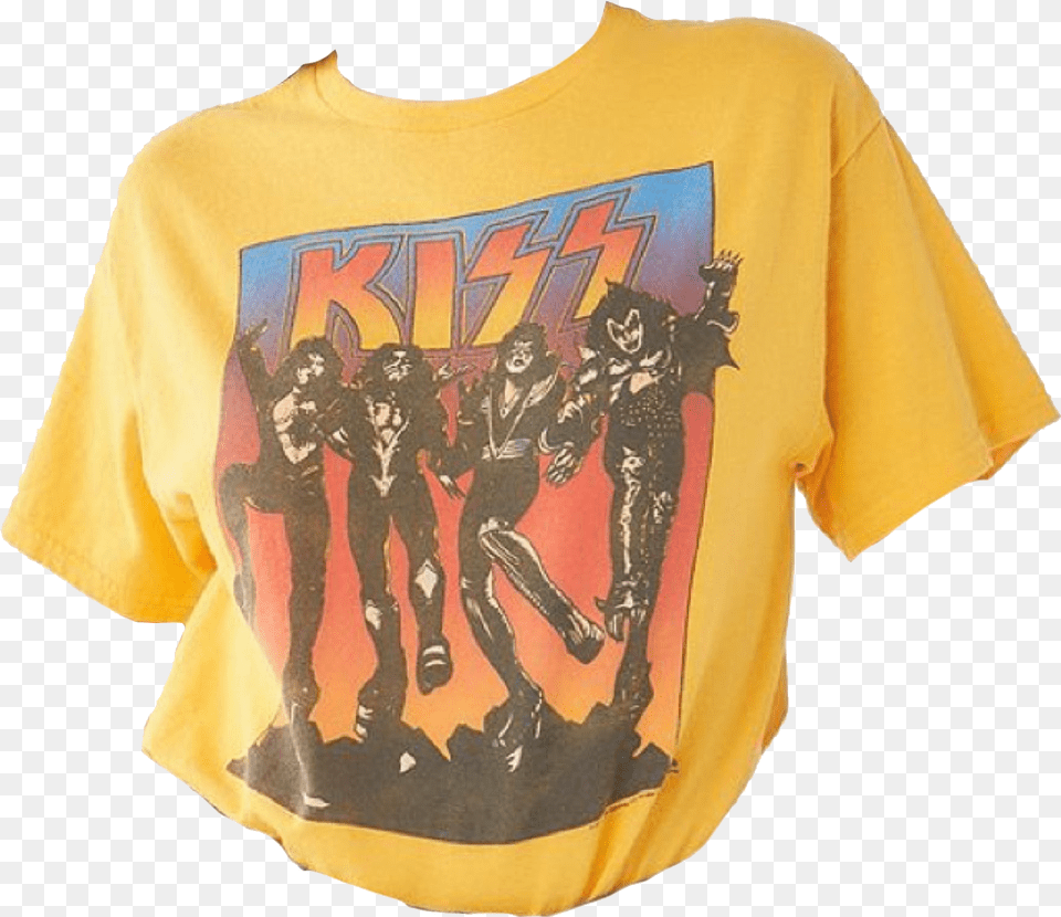 Kiss T Shirt Urban Outfitters, Clothing, T-shirt, Adult, Male Free Png