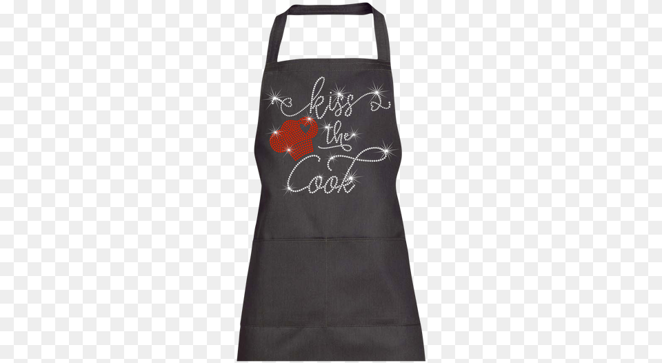 Kiss The Cook Rhinestone Apron Do Your Holiday Cooking Kiss The Cook Apron, Clothing, Blackboard Png
