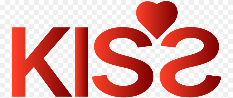 Kiss The Inscription Red Photo Graphic Design, Logo, Alphabet, Ampersand, Symbol Free Transparent Png