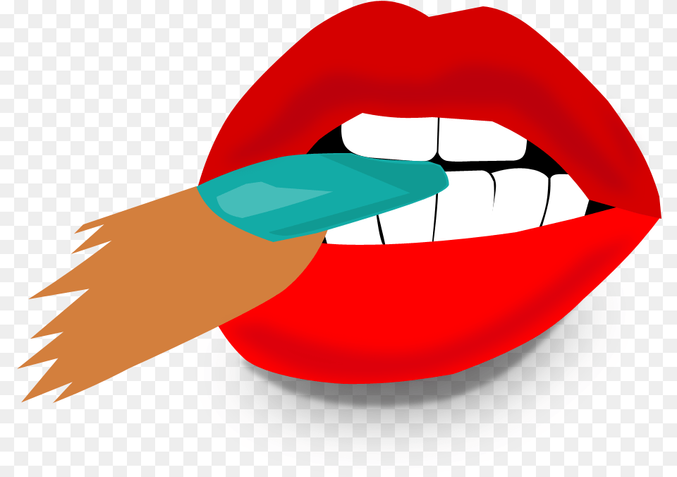 Kiss Tongue, Tool, Person, Mouth, Device Png
