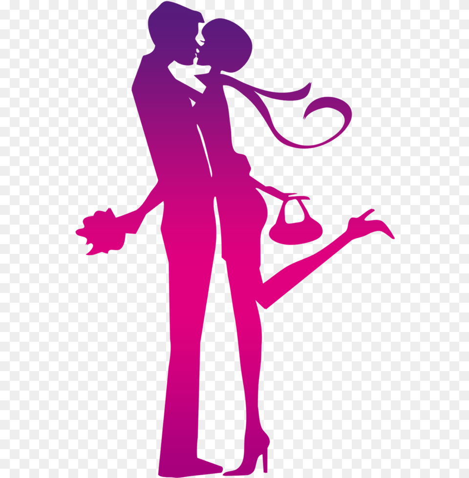Kiss Valentines Day Hug Clip Art International Kissing Day, Purple, Adult, Female, Person Free Transparent Png
