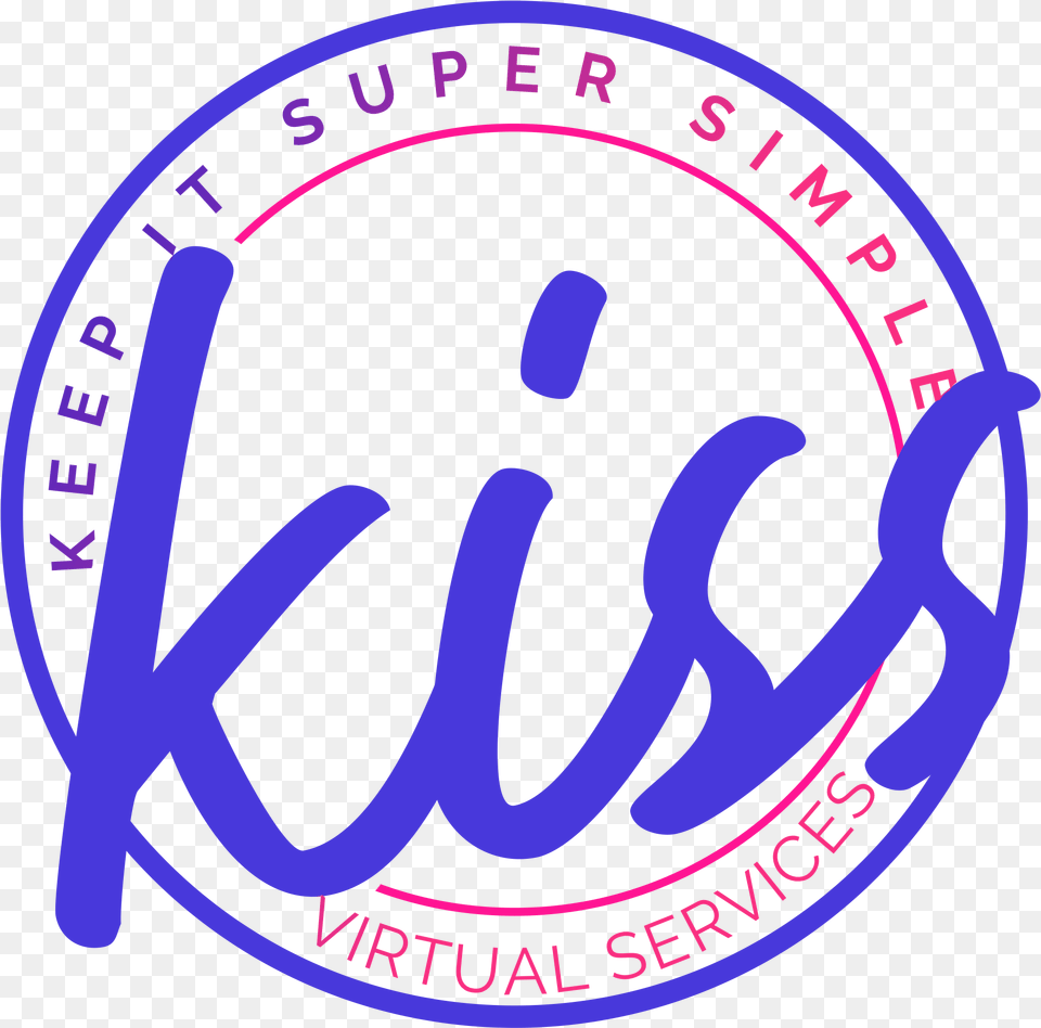 Kiss Virtual Services Circle, Logo, Text Png