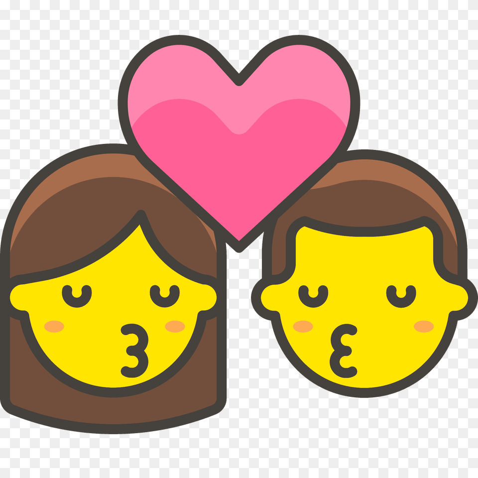 Kiss Woman Man Emoji Clipart, Face, Head, Person Free Transparent Png