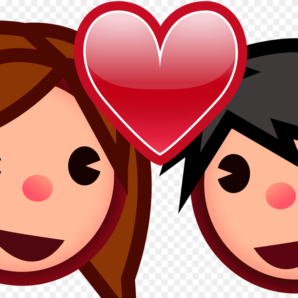 Kiss Woman Man Emoji Clipart, Heart, Face, Head, Person Free Transparent Png