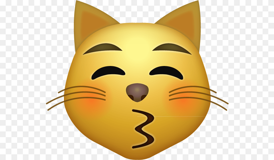 Kisses Clipart Emoji Cat Emoji, Clothing, Hardhat, Helmet, Animal Free Png Download