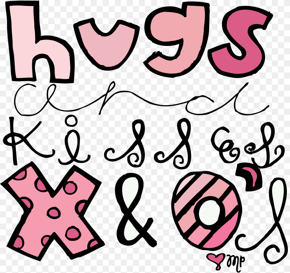 Kisses Clipart Girly, Text, Number, Symbol, Face Free Png