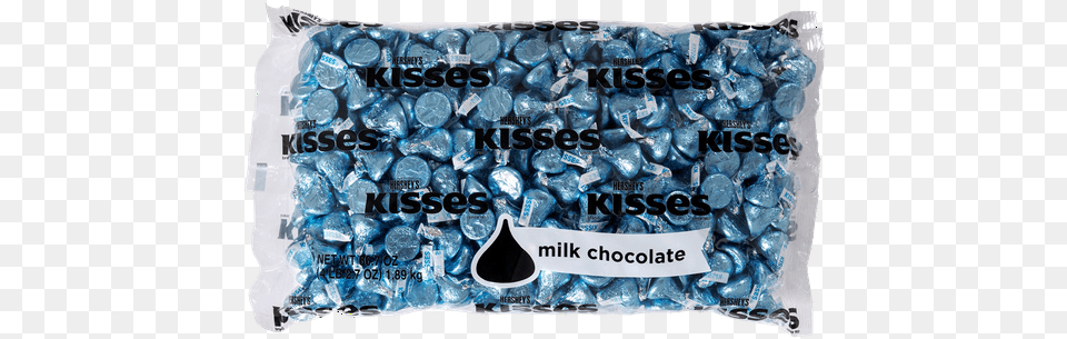 Kisses Milk Chocolates With Light Blue Foils 667 Oz Blue Hershey Kisses, Food, Sweets, Accessories, Gemstone Png