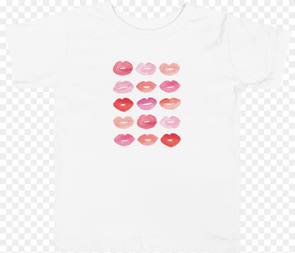 Kisses Shirt Mockup Front Flat White, Clothing, T-shirt Free Transparent Png