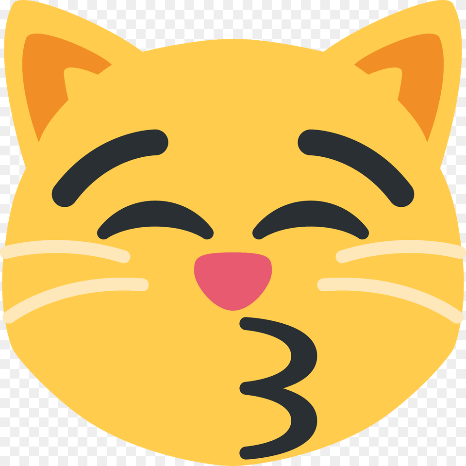 Kissing Cat Emoji Clipart, Animal, Fish, Sea Life, Shark Png