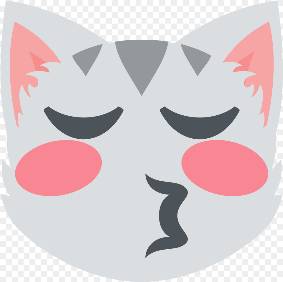 Kissing Cat Face Emoji, Animal, Fish, Mask, Sea Life Png