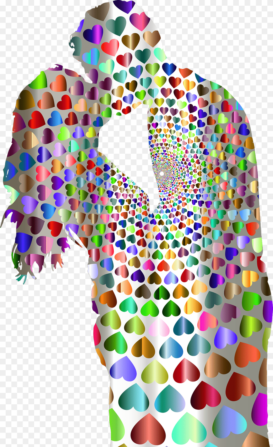 Kissing Clipart, Blouse, Clothing, Pattern, Art Free Png Download