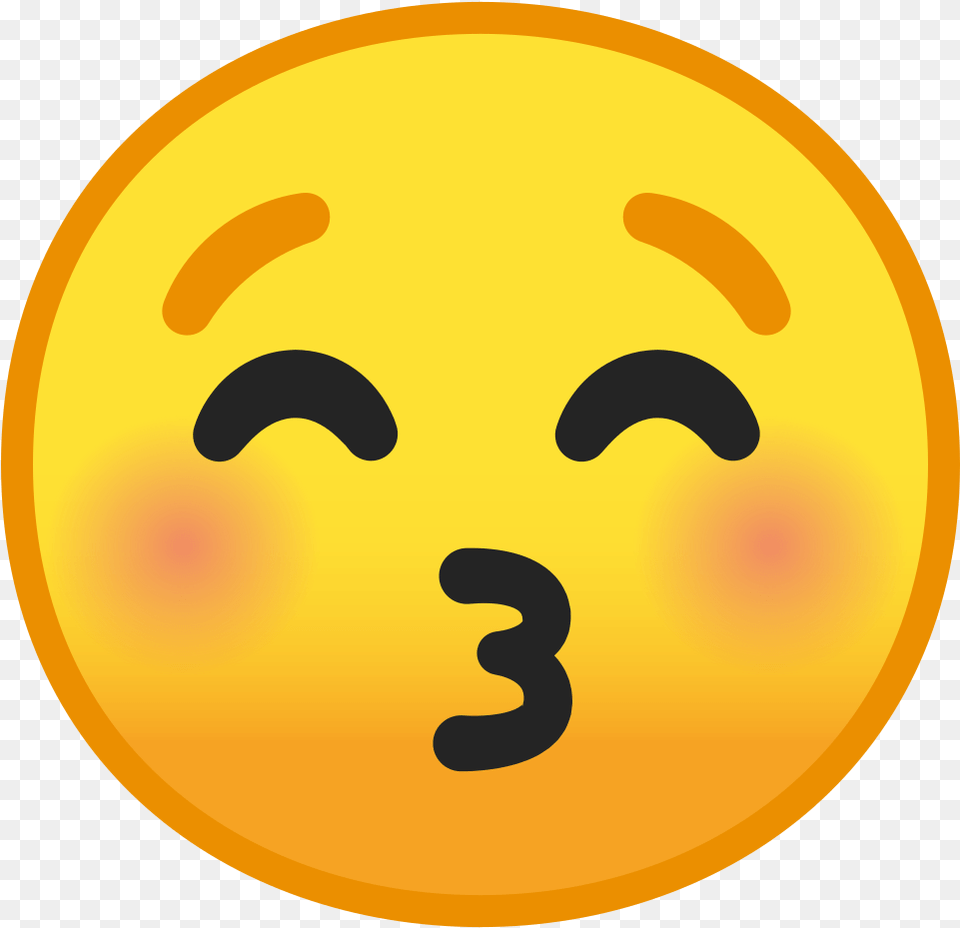 Kissing Face With Closed Eyes Icon Noto Emoji Smileys Kissing Face With Closed Eyes Emoji, Nature, Outdoors, Sky, Sun Free Png Download