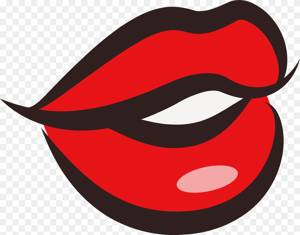 Kissing Lips At Getdrawings Lip Clipart Background, Body Part, Mouth, Person, Animal Png