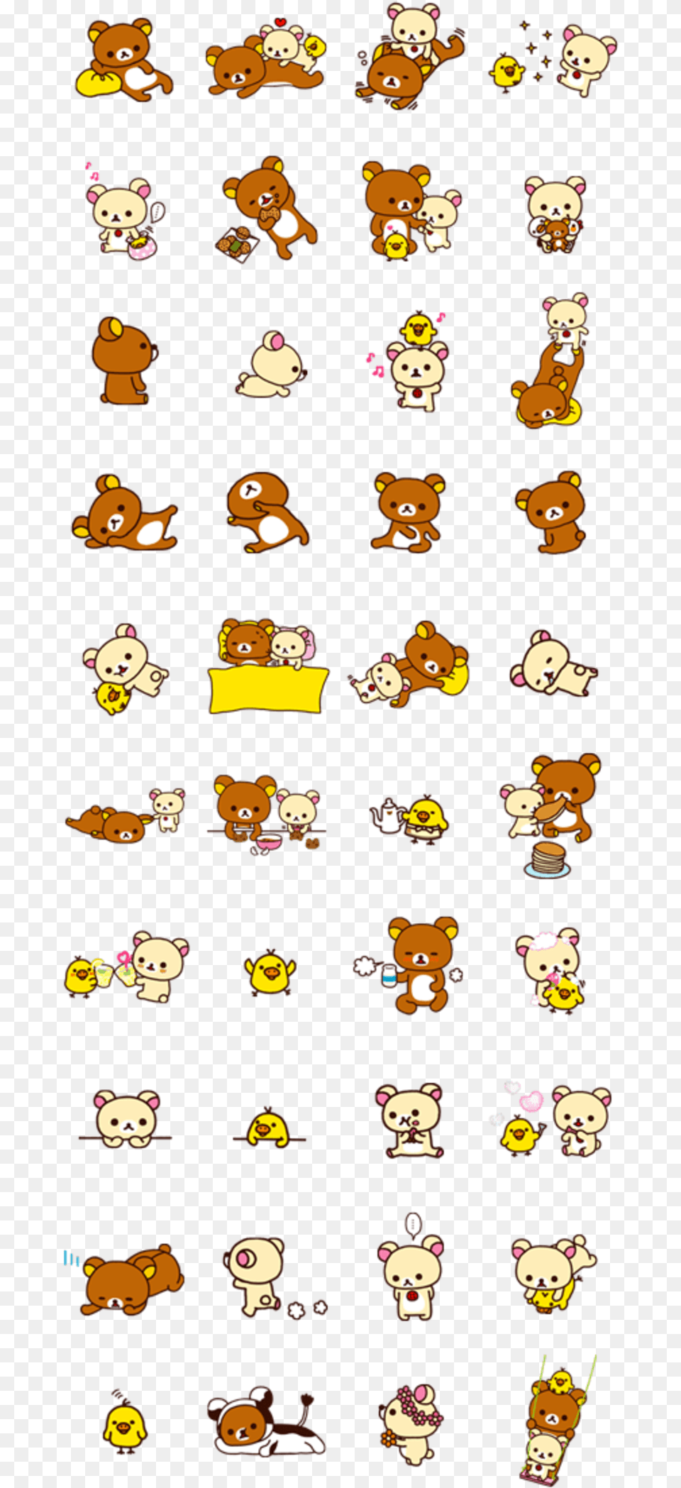 Kisspng Rilakkuma Sticker Line Imagineer Bear 5b091ee0de99c1 Rilakkuma Line Sticker, Food, Sweets, Person Png Image