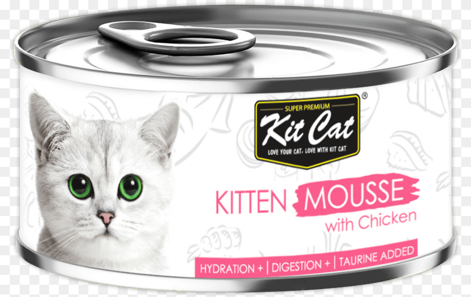 Kit Cat Mousse, Aluminium, Can, Canned Goods, Food Free Transparent Png