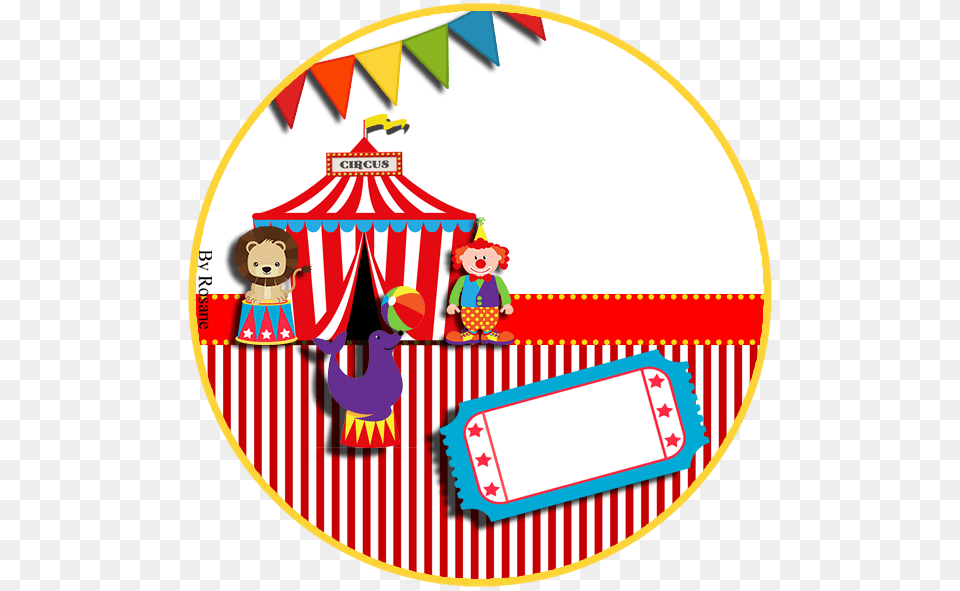 Kit Custom Theme Circus For Printing, Leisure Activities, Baby, Person Png Image