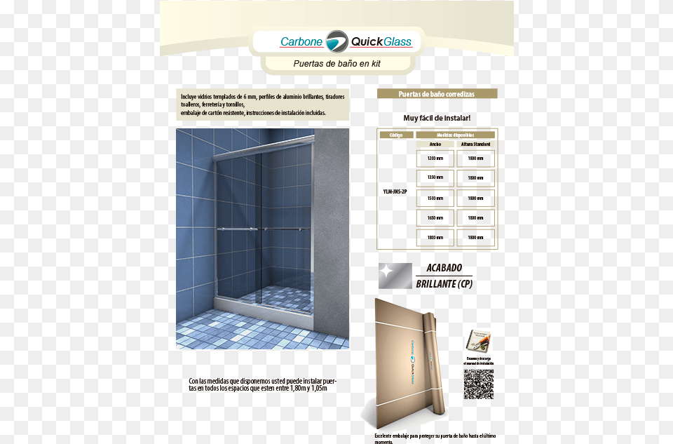 Kit De Puertas De Ylm Door, Indoors, Qr Code Free Png Download